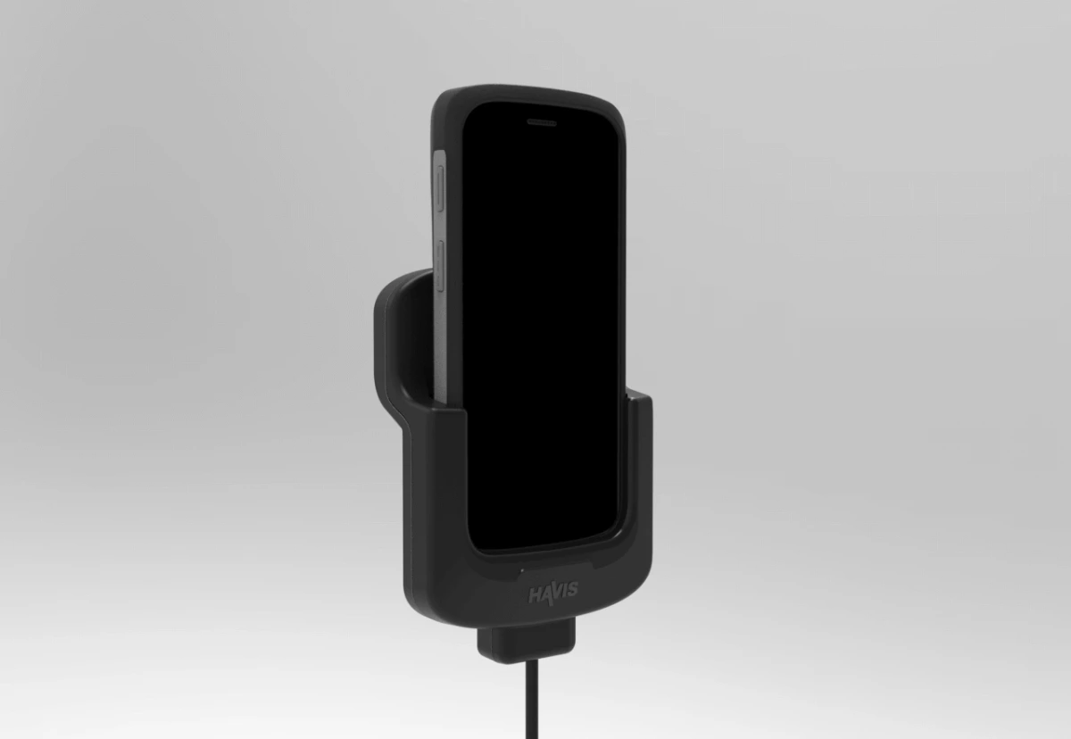 [PKG-DS-ZEB-601] Rugged Charging Holder for Zebra TC22/TC27 with Rugged Boot with USB-C Accessory Plug