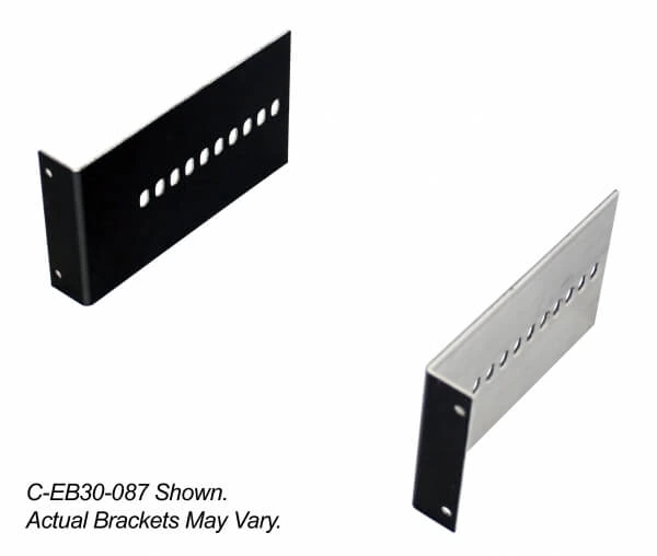 [C-EB30-087] - DISCONTINUED – 2-Piece Equipment Mounting Bracket, 3" Mounting Space, 0.87" Bend