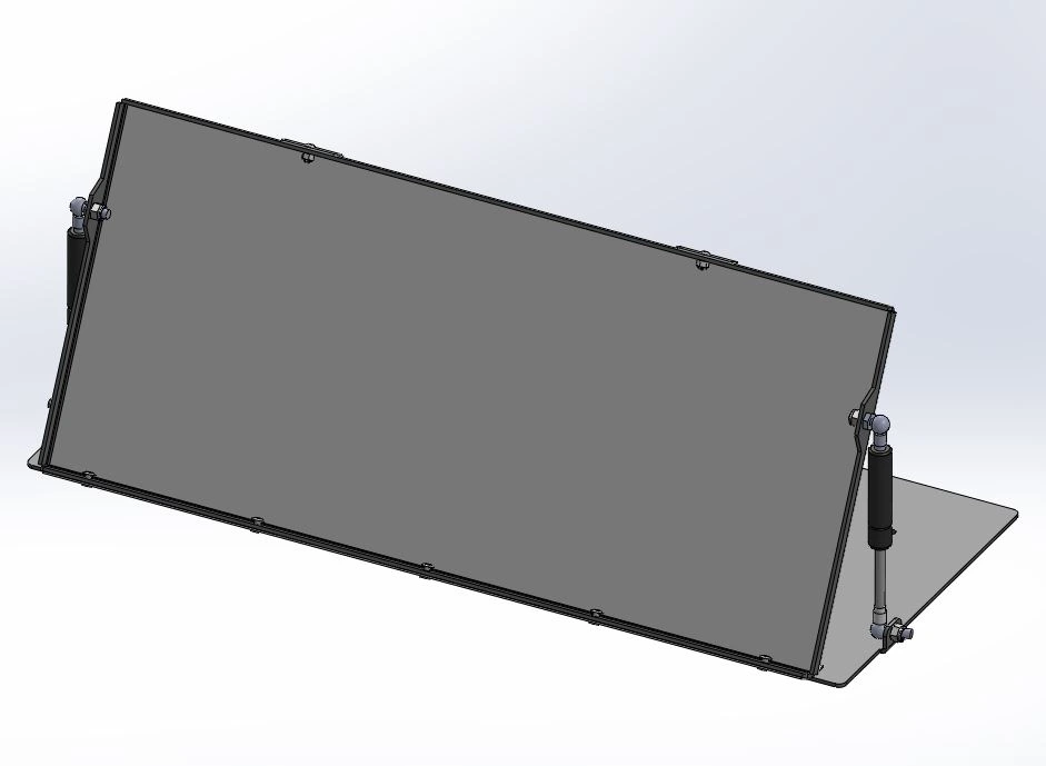 [CP-MSWB-GS] - Command Post Accessory, 27" W x 12" L Whiteboard Module with Magnetic Steel-back