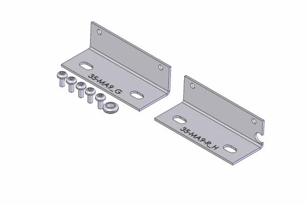 [C-EB35-MA9-NJSP] - DISCONTINUED – 1-Piece Equipment Mounting Bracket, 3.5" Mounting Space, Fits Motorola Spectra A9