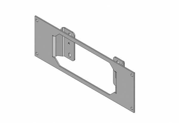 [C-EB30-SBS-1P] - OBSOLETE – 1-Piece Equipment Mounting Bracket, 3" Mounting Space, Fits Speedtech Lights Boss Siren Control Box