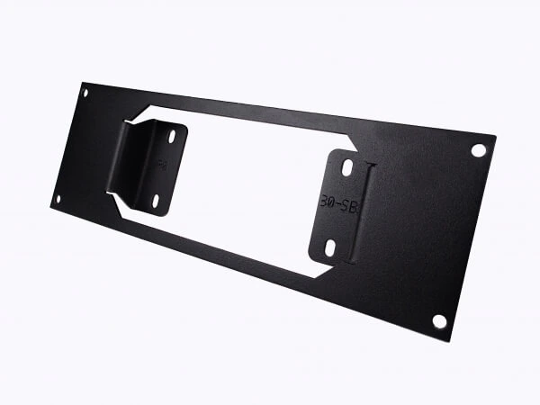 [C-EB30-SBS-1P] - OBSOLETE – 1-Piece Equipment Mounting Bracket, 3" Mounting Space, Fits Speedtech Lights Boss Siren Control Box