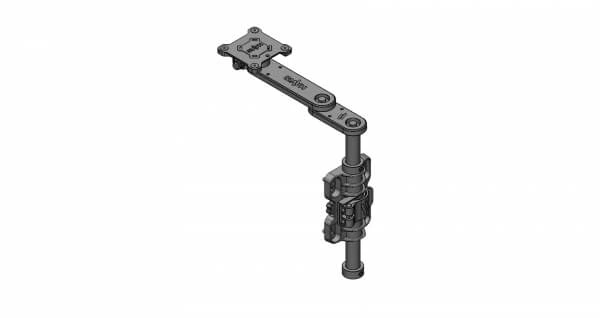 [PKG-MD-ARM-0306] - Package – Swivel Arm & Side Pole Mounts With 3" Base, 6" Extension