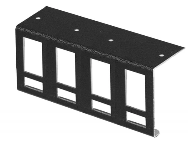 [C-UDB-4] - DISCONTINUED – Under Dash Switch Bracket For 4 Switches And 4 Labels