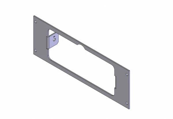 [C-EB30-MGC-1P] - 1-Piece Equipment Mounting Bracket, 3" Mounting Space, Fits Whelen 295HF100, 295SL100, 295SL101, 295HFSA1, Alp