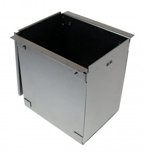 [C-AP-0995-L] - OBSOLETE – 9" Accessory Pocket W/Hinged Lid & Lock, 9.5" Deep
