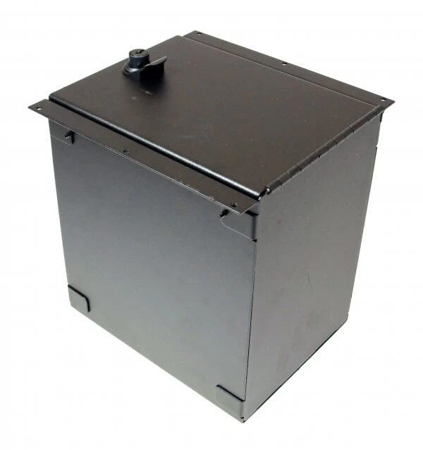 [C-AP-0995-L] - OBSOLETE – 9" Accessory Pocket W/Hinged Lid & Lock, 9.5" Deep