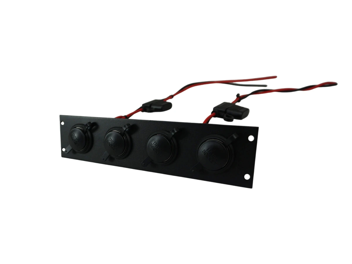 [C-LP-4] - Console Accessory Bracket Kit with 4 Lighter Plug Outlets