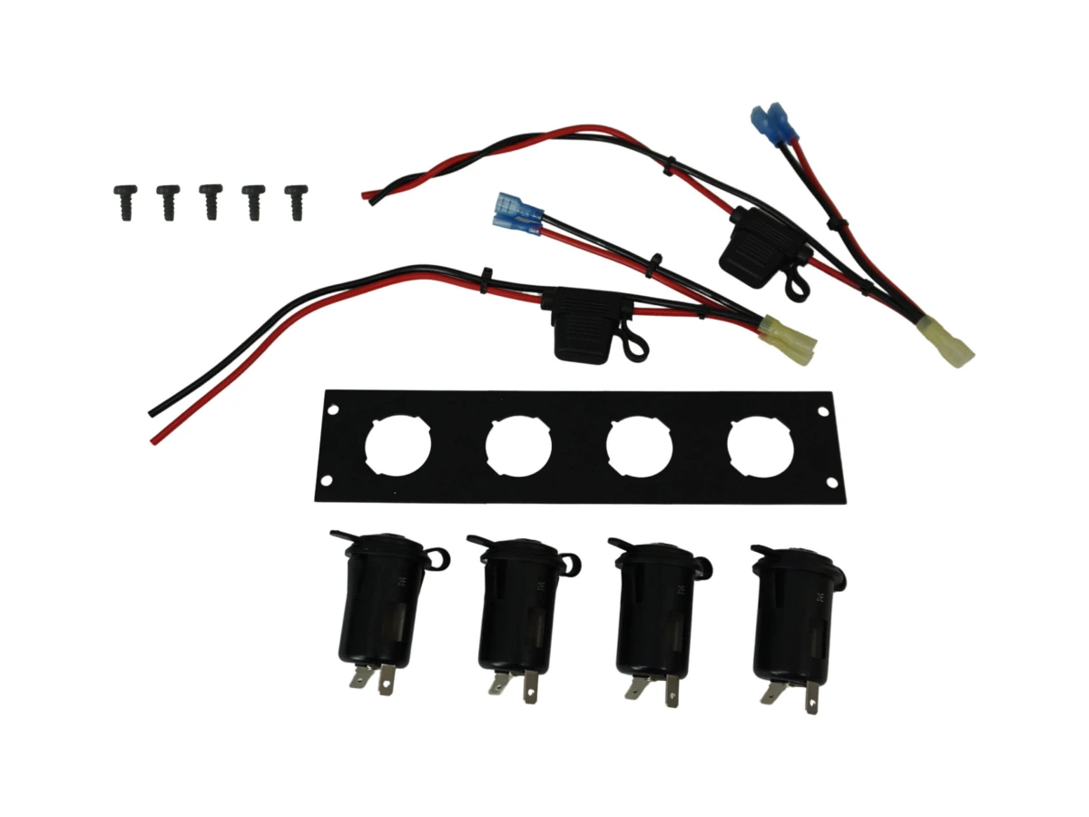 [C-LP-4] - Console Accessory Bracket Kit with 4 Lighter Plug Outlets