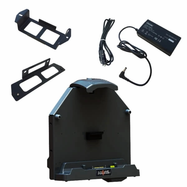 [PKG-DS-GTC-802] - Package – Docking Station For Getac A140 Rugged Tablet With External Power Supply & Power Supply Mounting Bra
