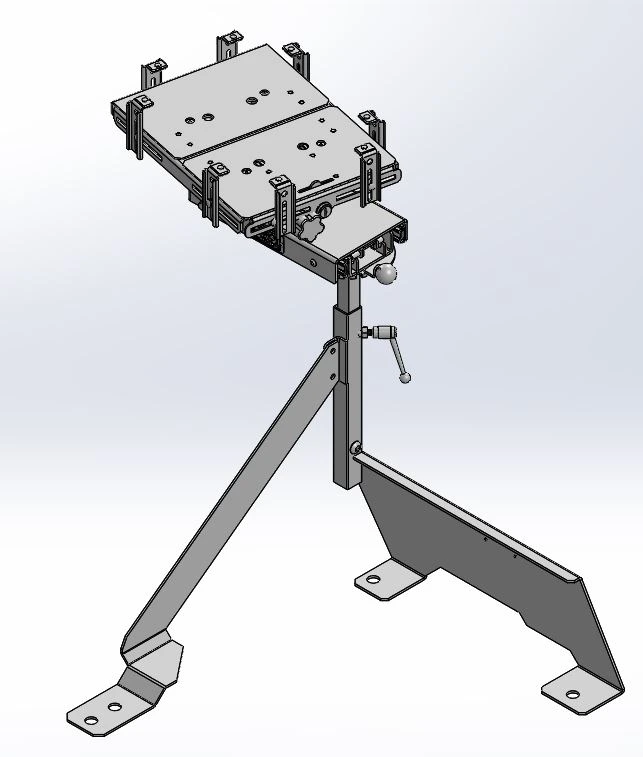[CM-F15-SL-LT17] - Ford Trucks F150 – F250 Passenger Seat Computer Mount with Rotating & Extendable Slide-Arm & Standard Laptop Tray