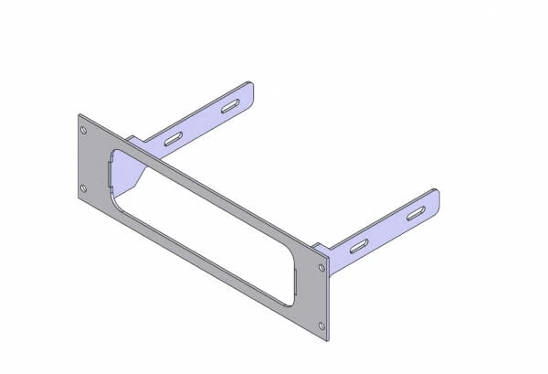 [C-EB25-A12-1P] - 1-Piece Equipment Mounting Bracket, 2.5" Mounting Space, Fits Icom America IC-A120 radio