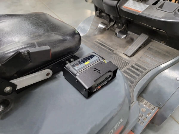 [MH-3005] - Forklift Under Seat Printer Mount for Zebra ZQ520 & ZQ521 Printer