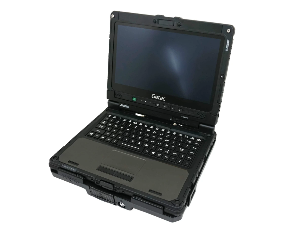 [PKG-DS-GTC-1006-3] - Package – Cradle For Getac K120 Convertible Laptop With Pass-Thru Antenna Connections, External Power Supp