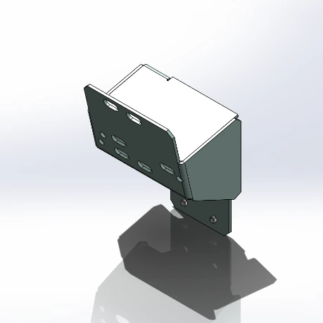 [GM-B-OP-SC5-BKT] - Handcuff Style Weapon Lock Bracket with More Pitch for AR Style Rifles with Bolt-On Accessories