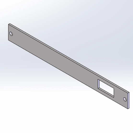 [FP-BLNK1PA] - 1" Faceplate with One 1 x.57 Rocker Switch