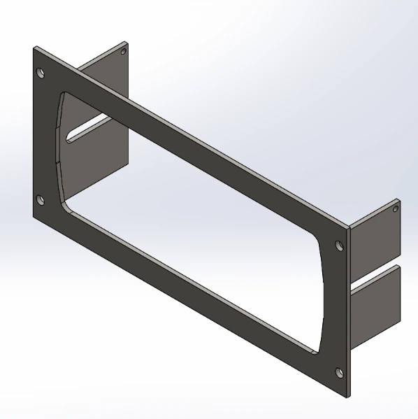 [FP-H-XG25M-R] - 4" Faceplate Harris XG-25M Remote Head