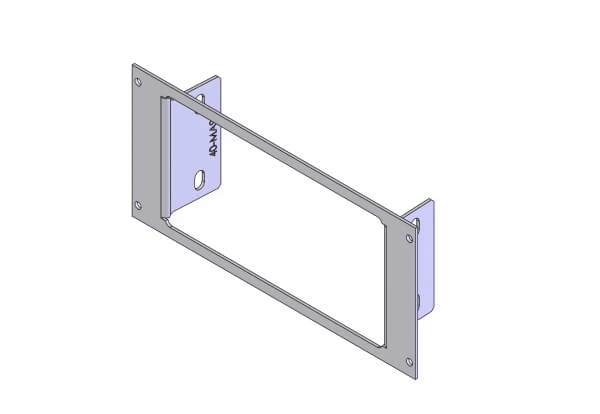 [C-EB40-MA9-1P] - OBSOLETE – 1-Piece Equipment Mounting Bracket, 4" Mounting Space, Fits Motorola Spectra A9, W9, & XTL5000 W9
