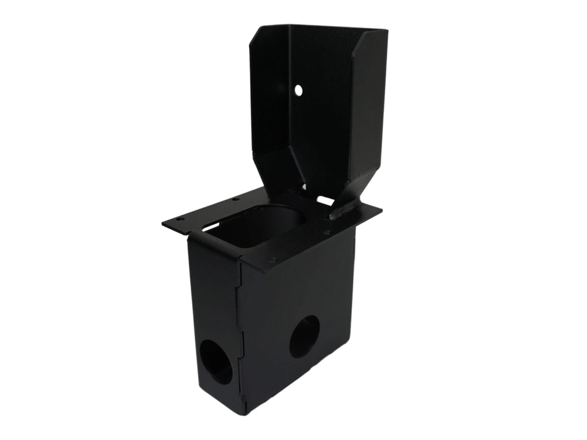 [C-FLW-4055-STR] Flashlight Charger Internal Mount Pocket for Wide Console 3.3" Mounting Space