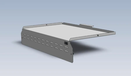 [AC-21TH-EB-COVER] - 2021+ Chevy Tahoe Electronics Cover