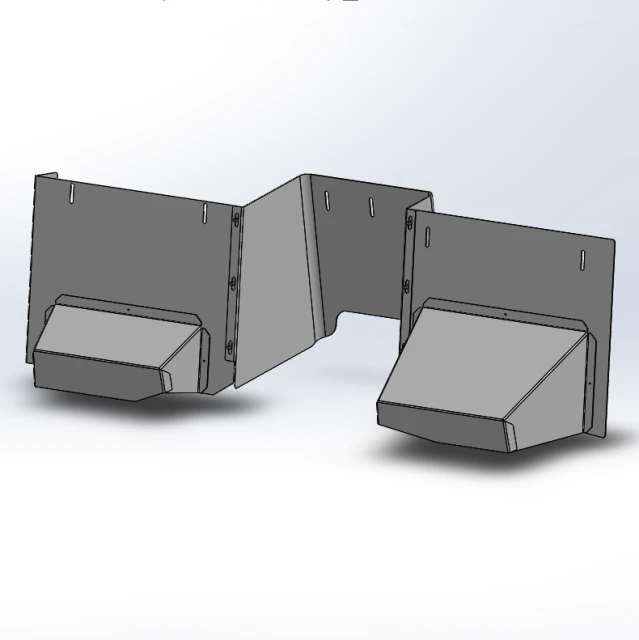 [KP-SM-DURBF-SS] - Dodge Durango Straight-Frame Spacemaker Front Partition Kick Panels with Big-Foot Pockets
