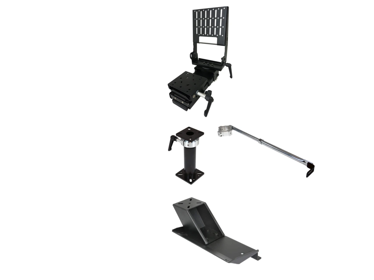 [PKG-PSM-342-T] Premium Tablet Pedestal Mount Package for 1999-2016 Ford F-250 – F-550 & 2011-2024 F-650, F-750 Chassis Cab