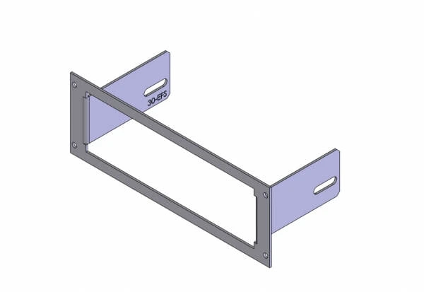 [C-EB30-EFS-1P] - OBSOLETE – 1-Piece Equipment Mounting Bracket, 3" Mounting Space, Fits E.F. Johnson Ascend/Summit Radio