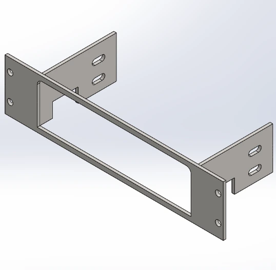 [FP-WSPCCS9RW] - 2" Faceplate Whelen PCCS9RW 6-Button Switch Pack