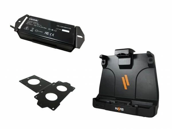 [PKG-DS-GTC-1102] - Package – Docking Station For Getac UX10 Tablet With External Power Supply & Power Supply Mounting Bracket