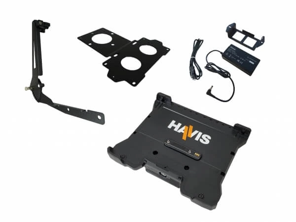 [PKG-DS-GTC-1206-3] - Package – Cradle For Getac B360 and B360 Pro Laptops With Pass-Thru Antenna Connections, External Power Su