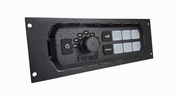 [C-EB30-FC4-1P] - 1-Piece Equipment Mounting Bracket, 3" Mounting Space, Fits Feniex Typhoon C4017