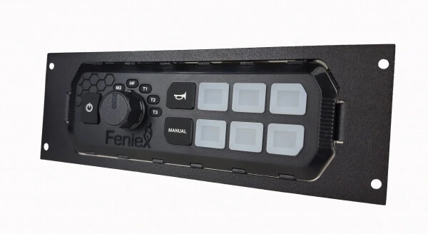 [C-EB30-FC4-1P] - 1-Piece Equipment Mounting Bracket, 3" Mounting Space, Fits Feniex Typhoon C4017