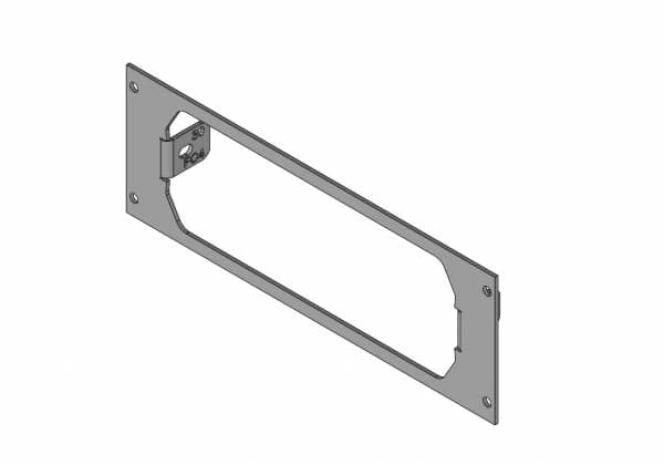 [C-EB30-FC4-1P] - 1-Piece Equipment Mounting Bracket, 3" Mounting Space, Fits Feniex Typhoon C4017