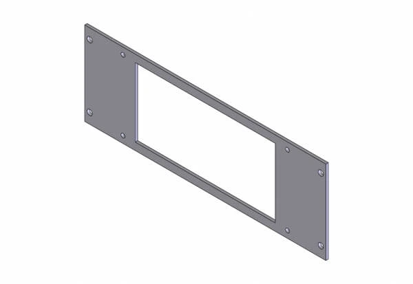 [C-EB30-FRS-1P] - 1-Piece Equipment Mounting Bracket, 3" Mounting Space, Fits Carson Siren SA-441/Whelen 295HFRS