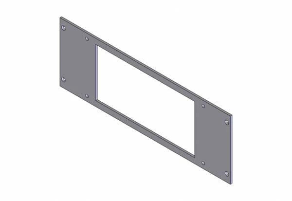 [C-EB30-FRS-1P] - 1-Piece Equipment Mounting Bracket, 3" Mounting Space, Fits Carson Siren SA-441/Whelen 295HFRS