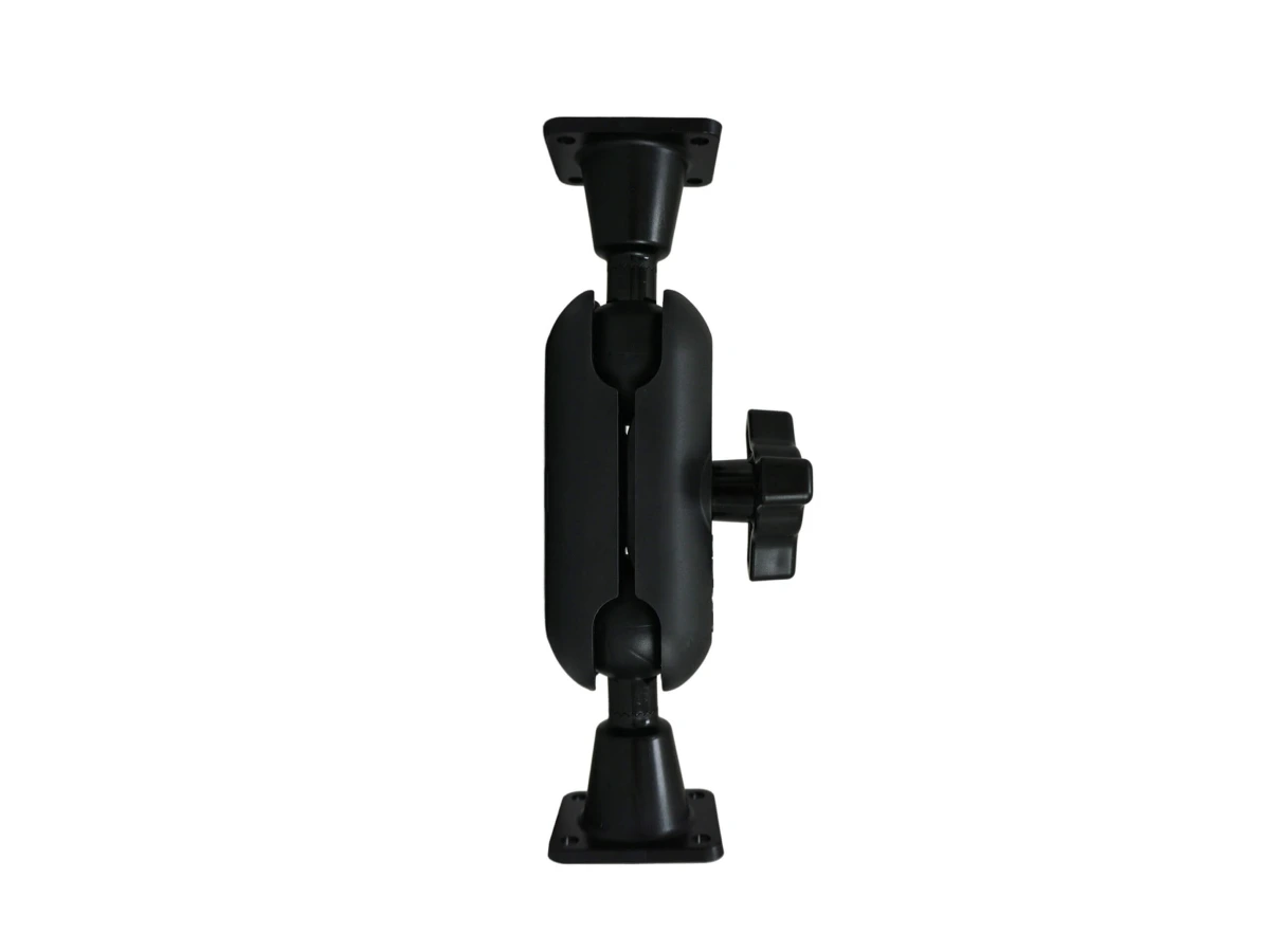 [DBM-1150-KS-0202] Dual Ball Mount with 1.50" Knob-Style Standard Housing, Two Long AMPS Plates
