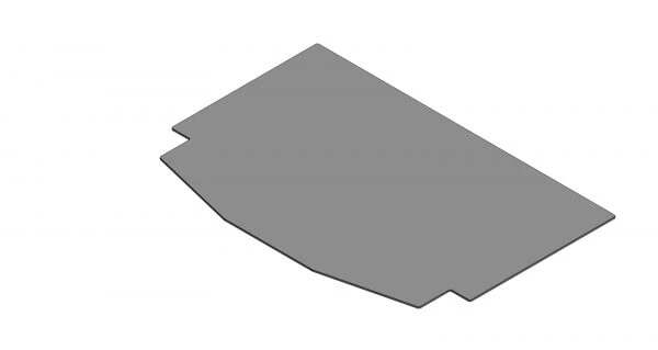 [C-TTP-INUT-MAT] - Full Width Trunk Tray Rubber Mat Option for C-TTP-INUT Series