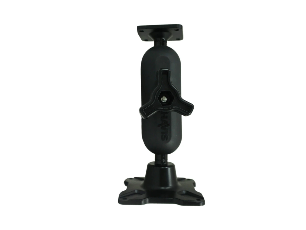 [DBM-1150-KS-0104] Dual Ball Mount with 1.50" Knob-Style Standard Housing, One Standard AMPS Plate & One Long VESA 75 Plate