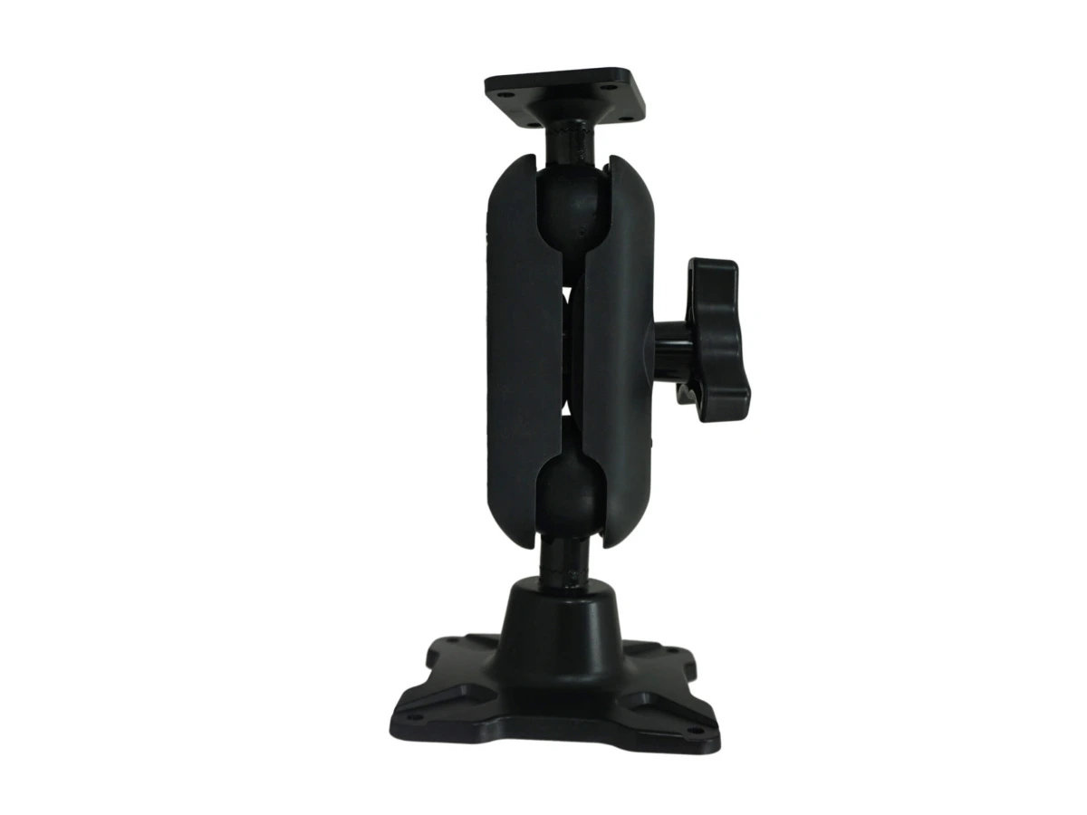 [DBM-1150-KS-0104] Dual Ball Mount with 1.50" Knob-Style Standard Housing, One Standard AMPS Plate & One Long VESA 75 Plate