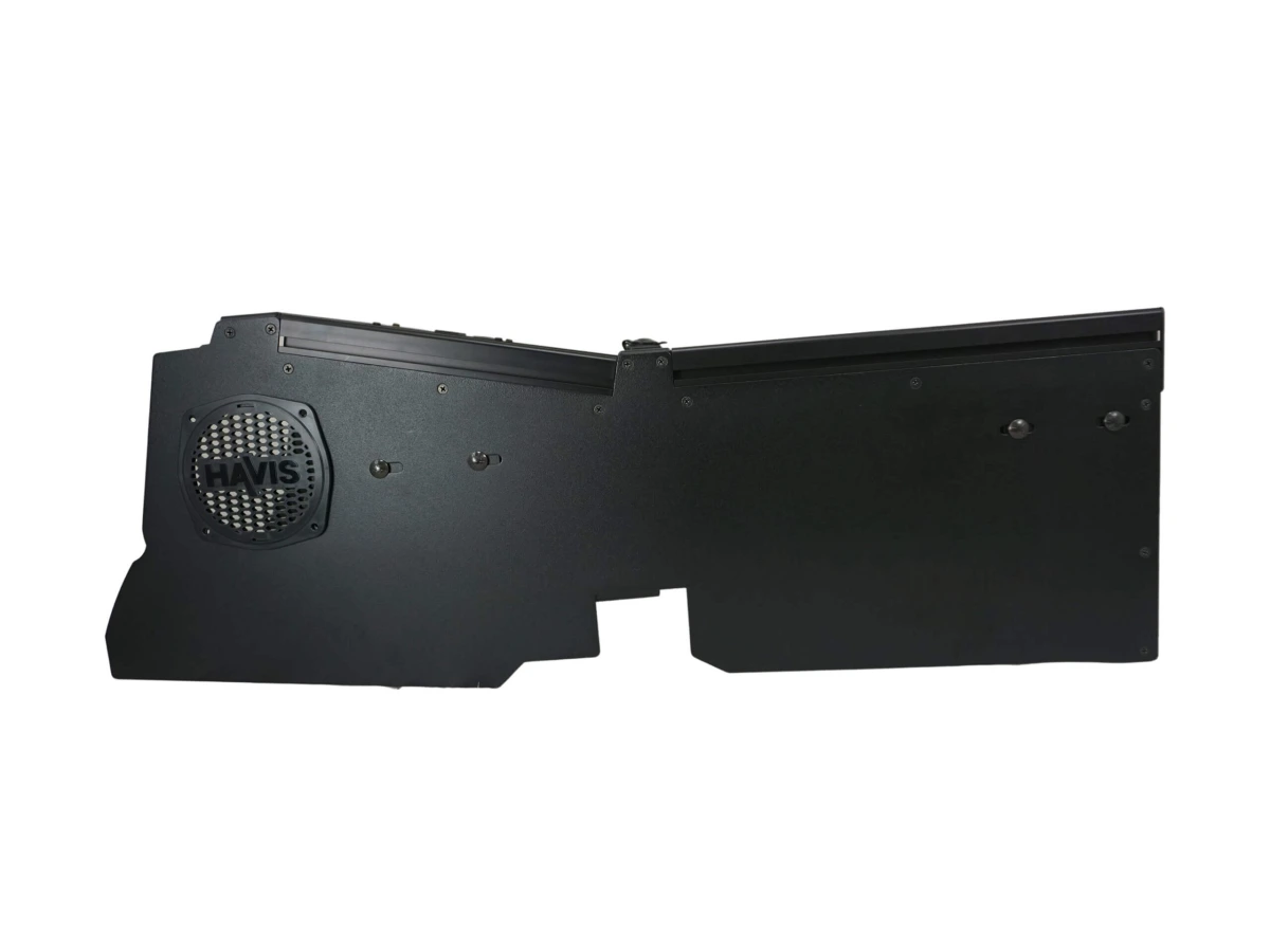 [C-VSW-1014-RAM] Vehicle-Specific 24" Wide Angled Console for 2022-2024 RAM DJ 2500 without Manual Transfer case shifter and OEM