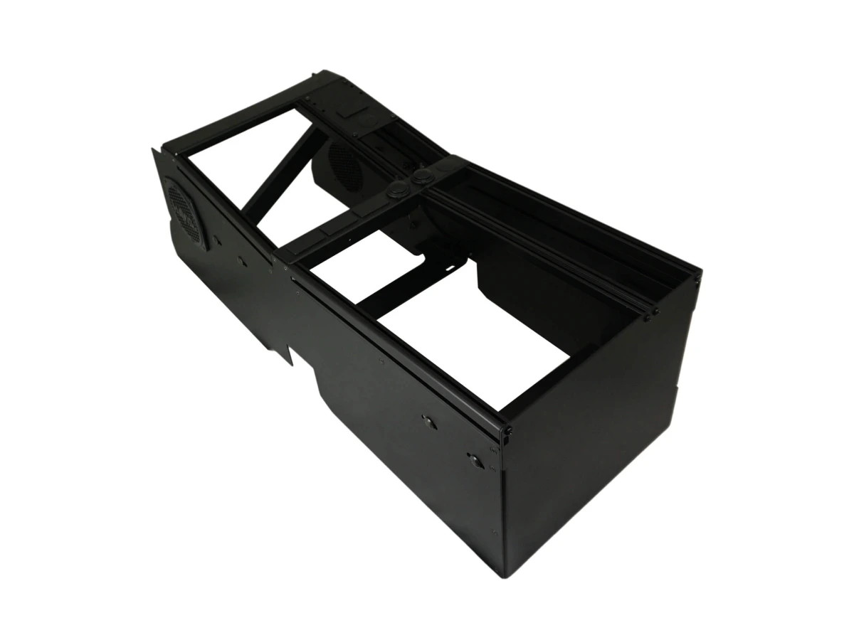 [C-VSW-1014-RAM] Vehicle-Specific 24" Wide Angled Console for 2022-2024 RAM DJ 2500 without Manual Transfer case shifter and OEM