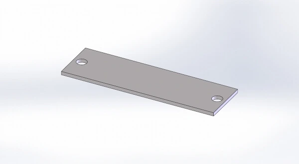 [C-FPW-1] - 1" Filler Plate for Wide VSW Consoles