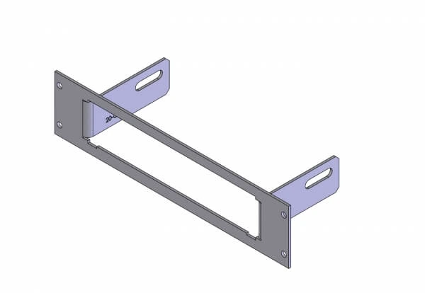[C-EB20-C08-1P] - OBSOLETE – 1-Piece Equipment Mounting Bracket, 2" Mounting Space, Fits Carson SB-008-25 14 Siren