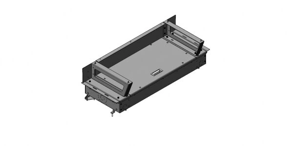 [C-TTP-TAH-106] - Forward Electronics Mounting Trunk Tray Storage Box with Low 7" Risers for 2021-2024 Chevrolet Tahoe with Havi