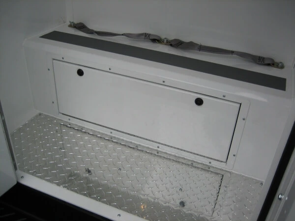 [PT-A-906] - Prisoner Transport Locking Under-Bench Storage Option
