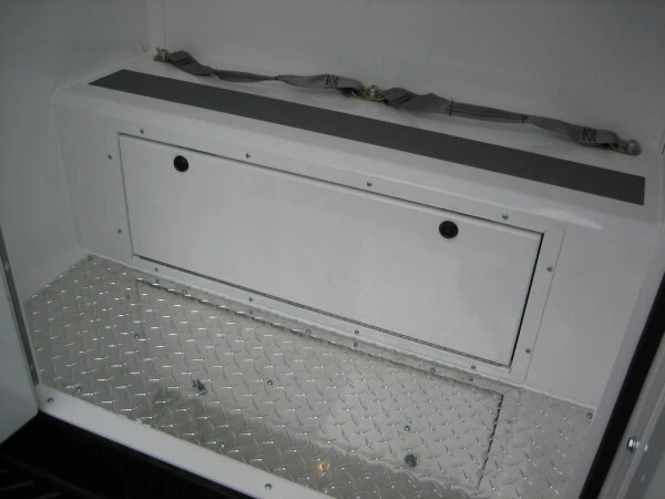 [PT-A-906] - Prisoner Transport Locking Under-Bench Storage Option