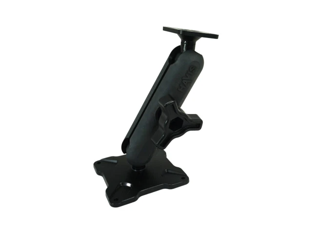 [DBM-1100-KL-0103] Dual Ball Mount with 1.00" Knob-Style Long Housing, One Standard AMPS Plate & One Standard VESA 75 Plate