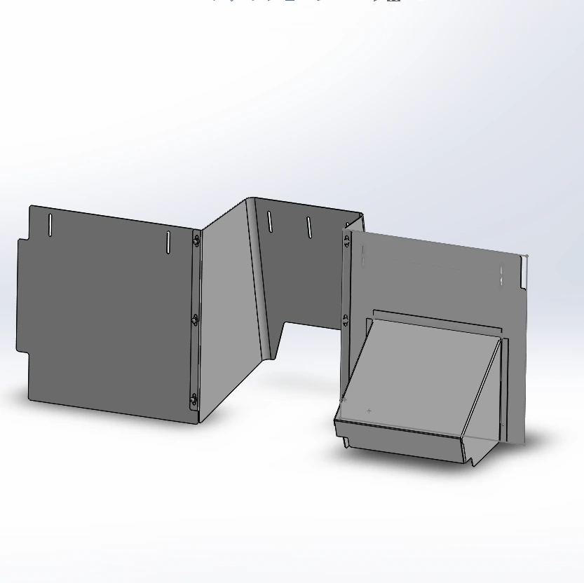 [KP-20-BFUV-SS] - 2020+ Ford Police Interceptor Utility Bent-Frame Front Partition Kick Panels Driver Side Foot Pocket