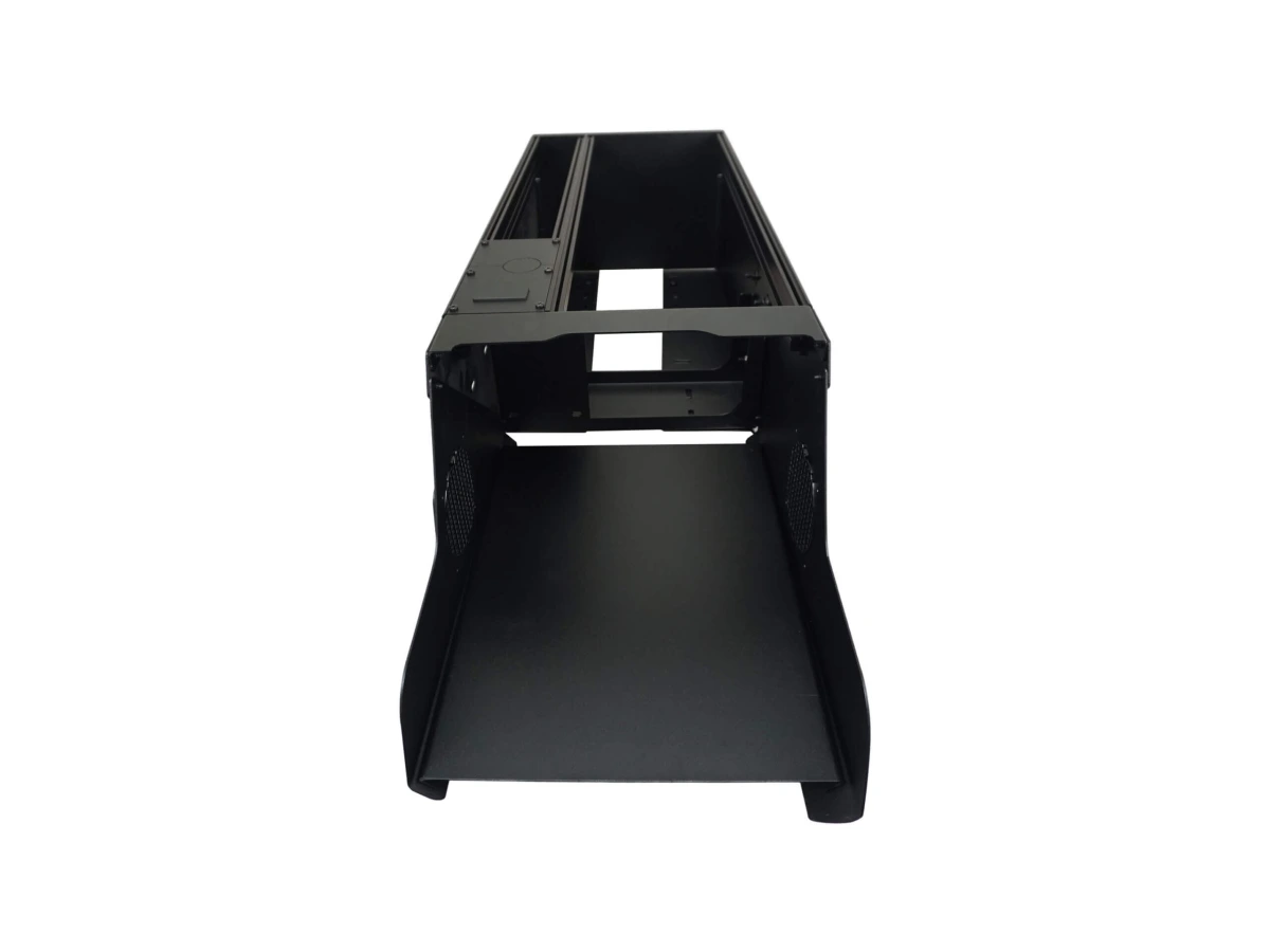 [C-VSW-2600-SILV] - Vehicle-Specific 26" Wide Flat Console for 2019-2024 Chevrolet Silverado and GMC Sierra