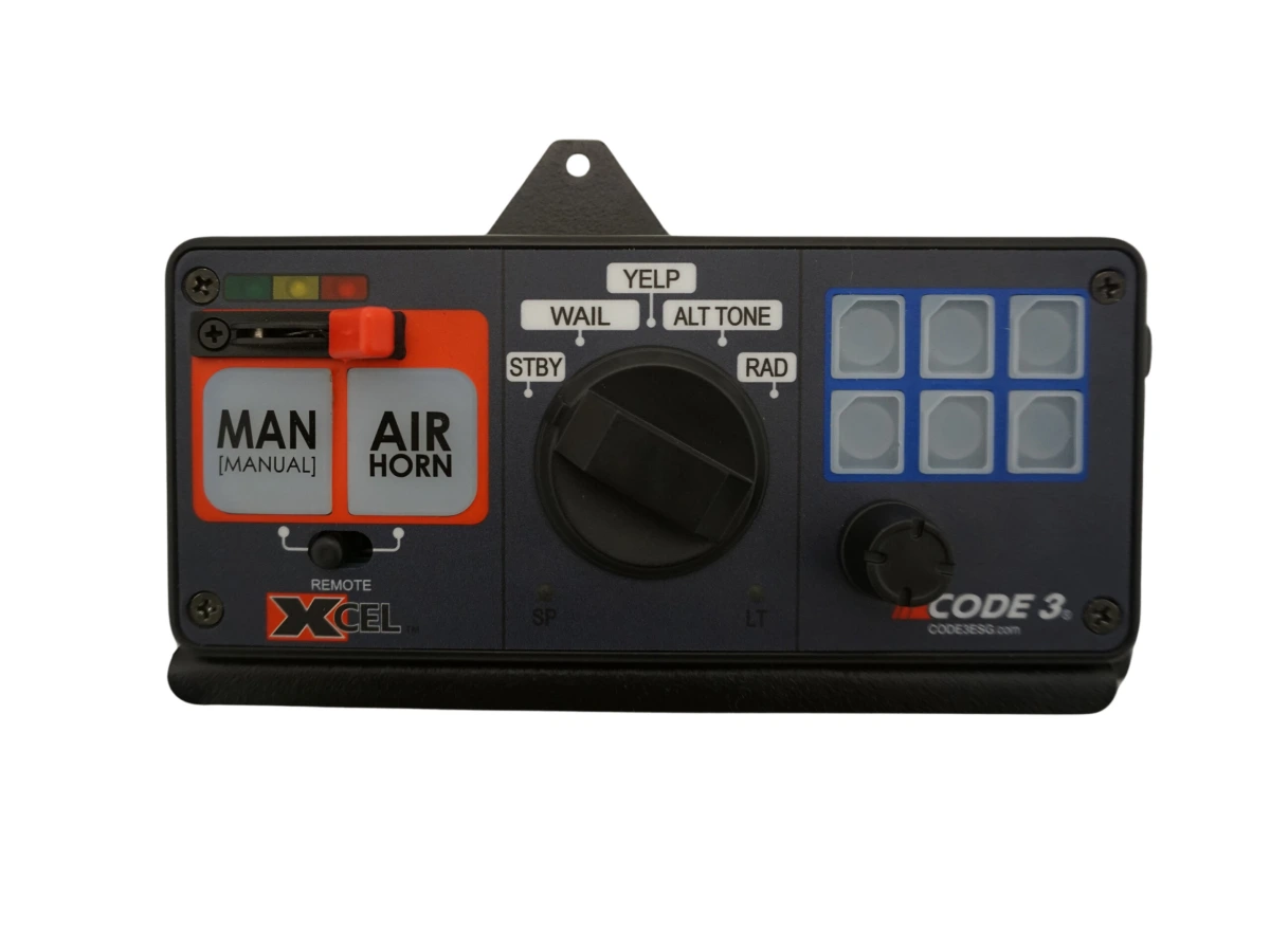 [C-EBX-C3-3] Equipment Bracket Kit for VSX Consoles Front Tray Siren Light Control – Code 3 XCEL™ 3492R Siren